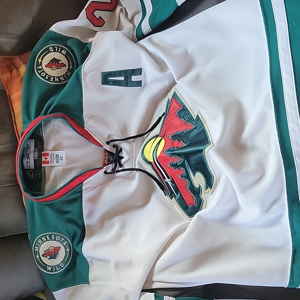 Size 52 Reebok Suter minnesota wild jersey